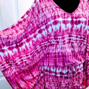 Beautiful Hot Pink Tie-dye Top